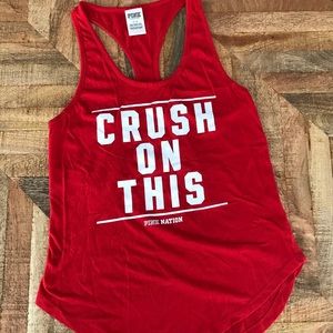 PINK racer back tank